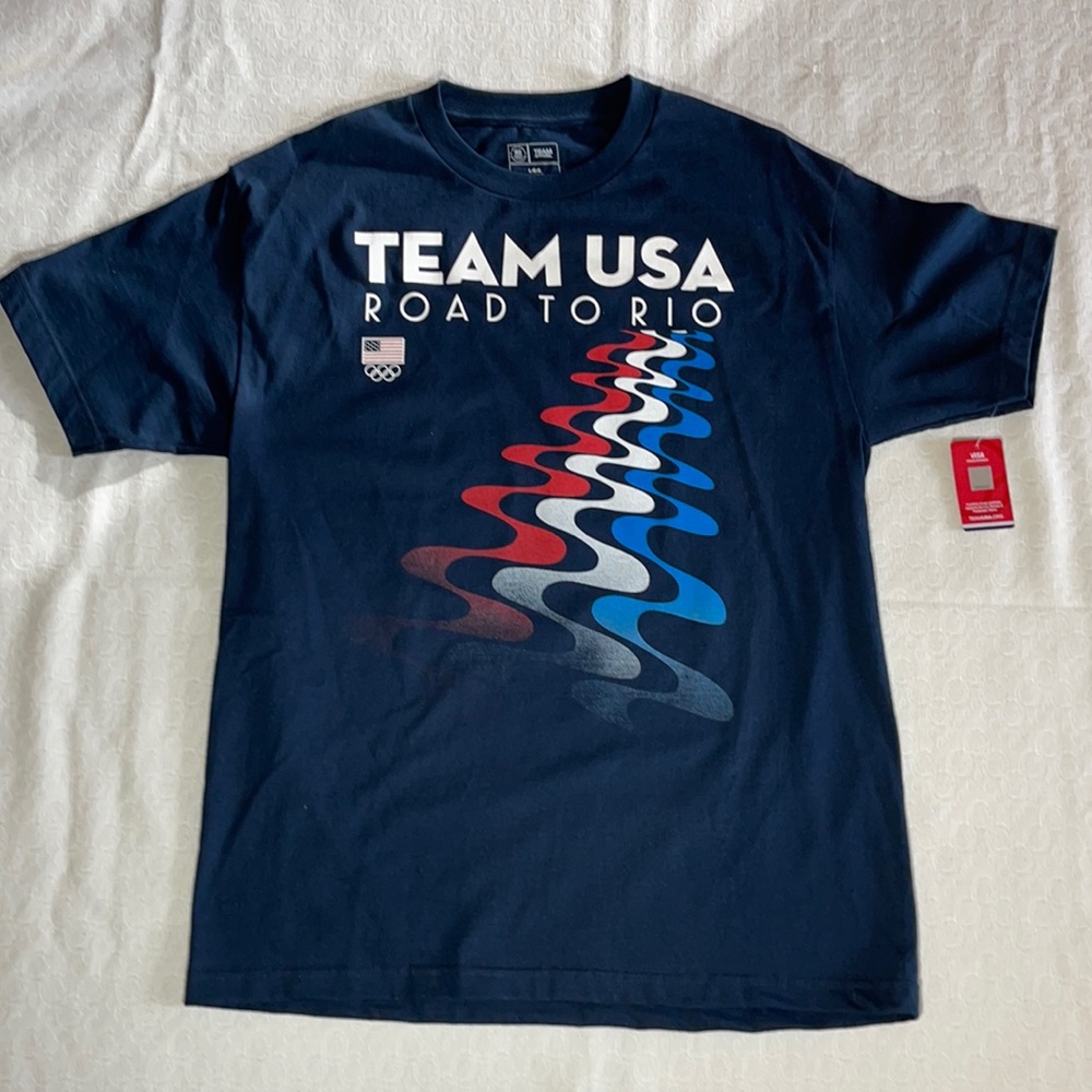 Brand New Heavy T-Shit “Team USA Road To Rio” Olympics